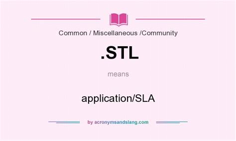 stl business meaning|STL Abbreviation Meaning .